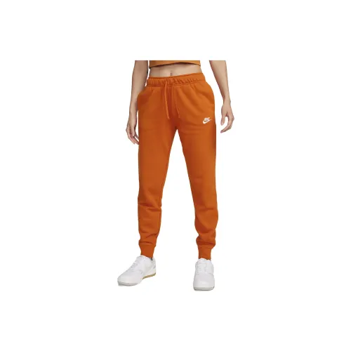 NIKE Оранжевый цвет костера Женские Вязаные Тренировочные брюки