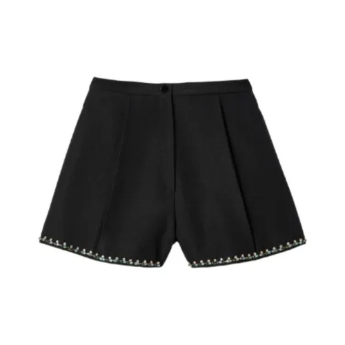 SANDRO Черные Женские Повседневные шорты