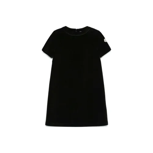 Moncler Короткий рукав Платье Женское Черное