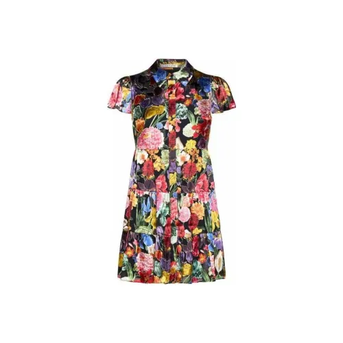 ALICE+OLIVIA Многоцветные Женские Короткие Платья с Рукавами