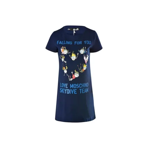 MOSCHINO Blue Женские Короткие Платья с Рукавами