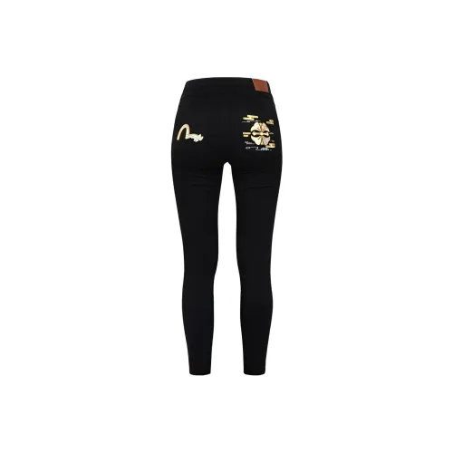 EVISU Черные Женские Джинсы