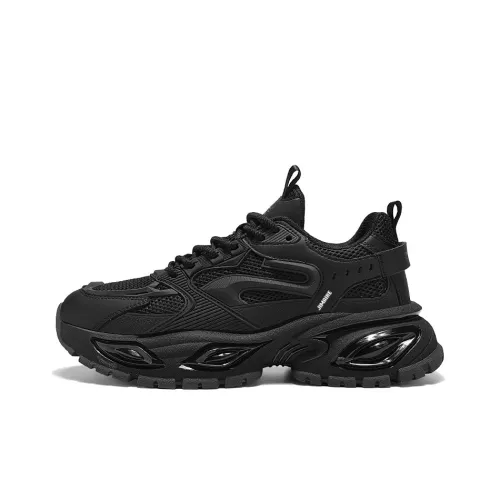 King Jinmai Дышащие Кроссовки с Низким Верхом и Толстой Подошвой для Увеличения Высоты Мужские