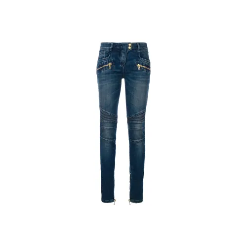 BALMAIN Синие Женские Джинсы