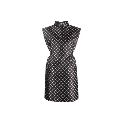Lanvin Черные Женские Платья без рукавов