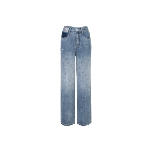 Ann Andelman Синие Женские Джинсы