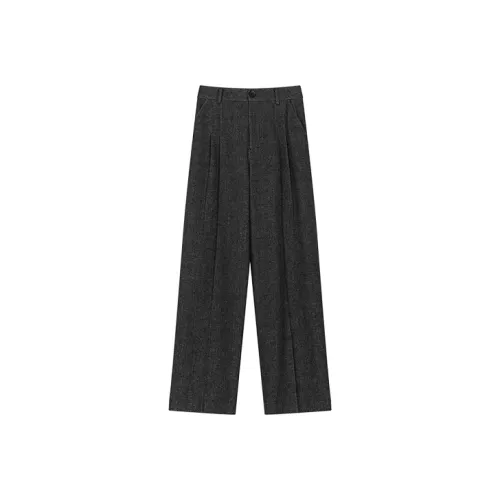 Guoeretro Темно-серые Женские брюки для костюма