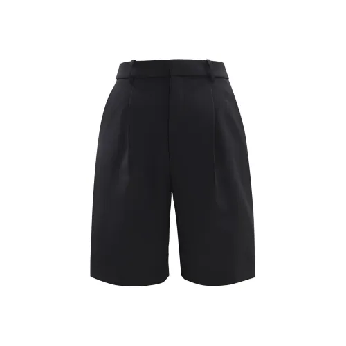 UNIQLO Черные Женские Повседневные Шорты