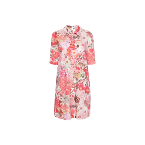 MARNI Короткий рукав Платье Женское Розовое