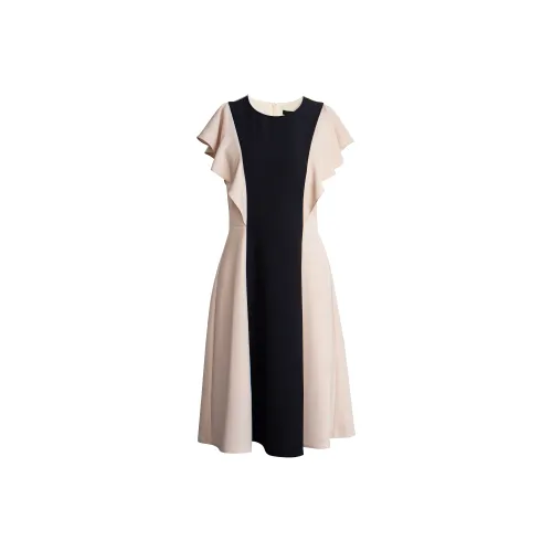 ROEYSHOUSE Короткий рукав Платье Женское Многоцветное