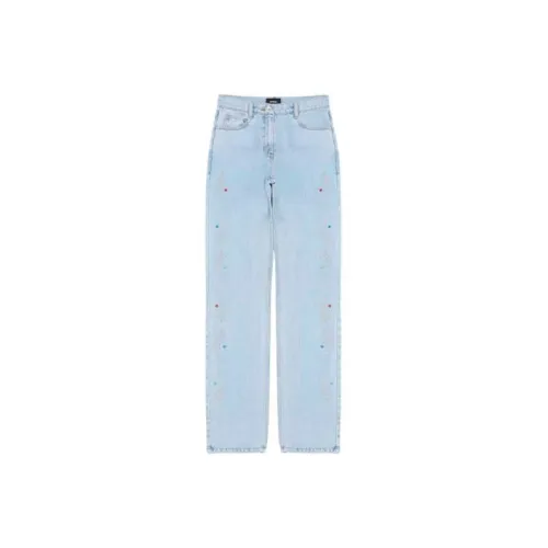 WE11DONE FW21 Джинсы Женские Blue