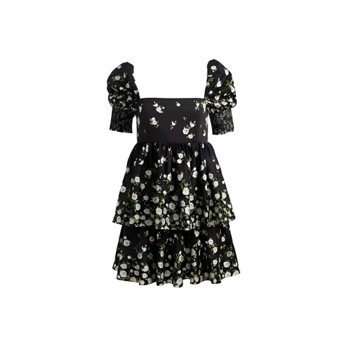 ALICE+OLIVIA Многоцветные Женские Короткие Платья с Рукавами