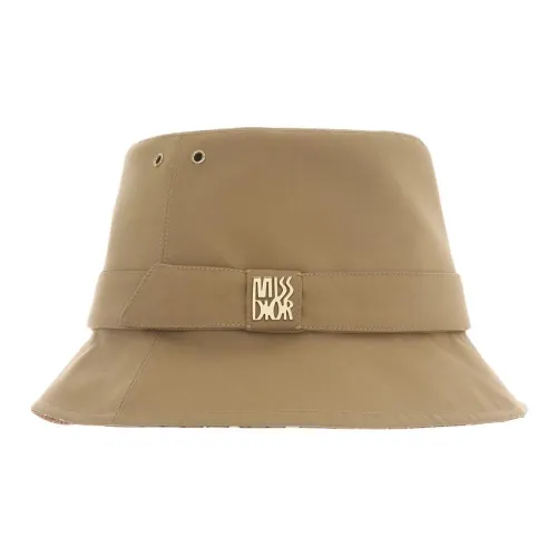 DIOR Полиэстер Cotton Bucket Hats Унисекс Коричневый