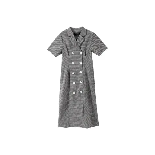 YUMOMO STAR Женские Платья с Коротким Рукавом