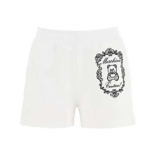 MOSCHINO Белые Женские Повседневные Шорты
