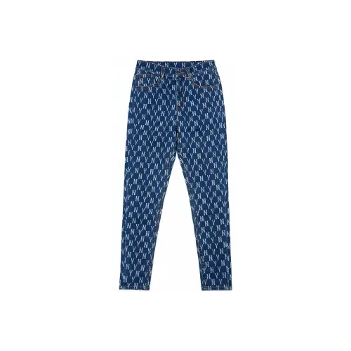 Mlb Base Logo New York Yankees Jeans Women's Blue
