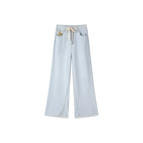 THE SEA LIFE Джинсы Женские Джинсовый синий