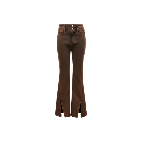 Only E10 Остров Коричневый Женские Джинсы