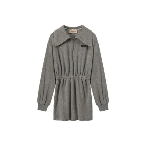 NO ONE ELSE Длинное платье с длинными рукавами женское