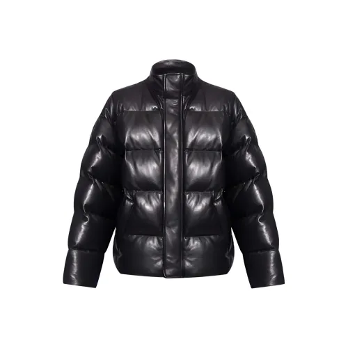 Balenciaga FW23 Хлопковый пуховик Стандартный крой Мужской Черный