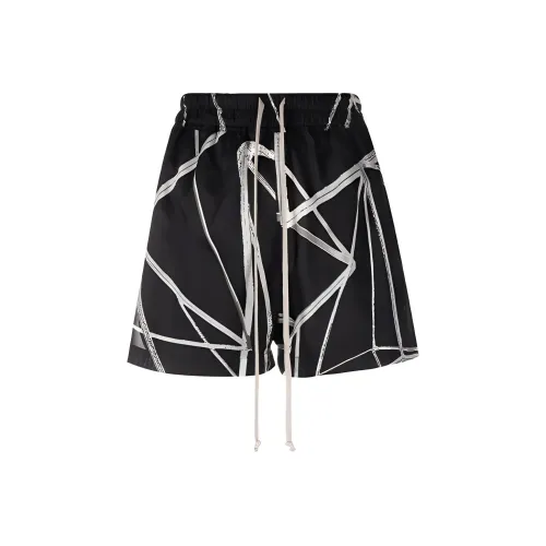 RICK OWENS Черные Женские Повседневные Шорты