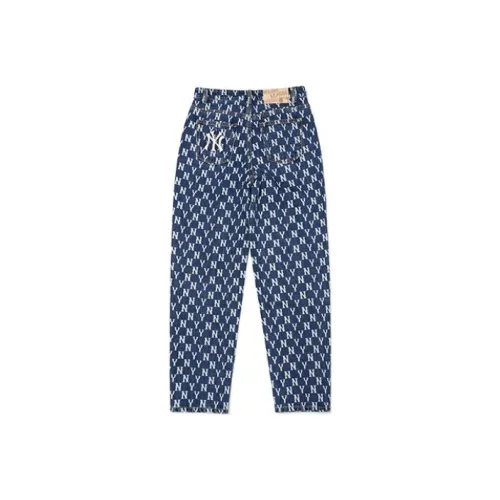 Mlb Base Logo New York Yankees Jeans Women's Blue