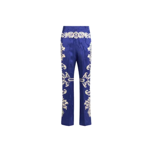 ETRO Синие Женские Повседневные Брюки