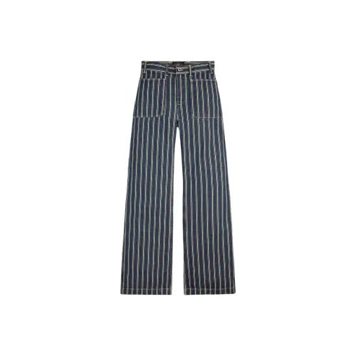 DOUBLE RL Повседневные брюки Женские Индиго