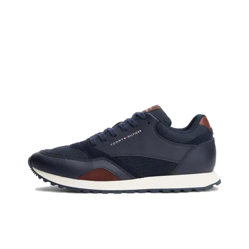 Tommy Hilfiger TRAINERS Беговые кроссовки Низкий Топ Синий Мужской