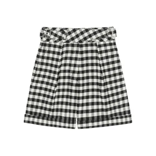 KENZO Черно-белая панда Женские Повседневные шорты