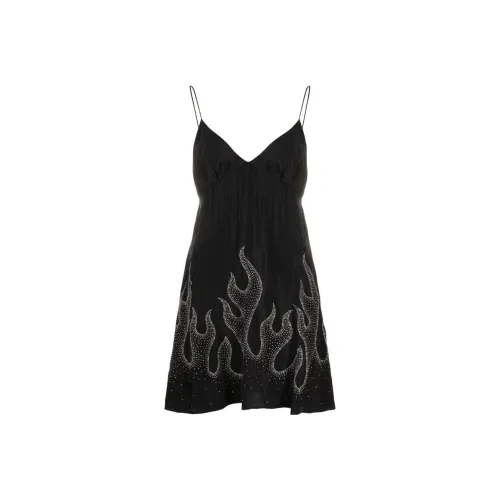 PALM ANGELS Черные Женские Платья без рукавов