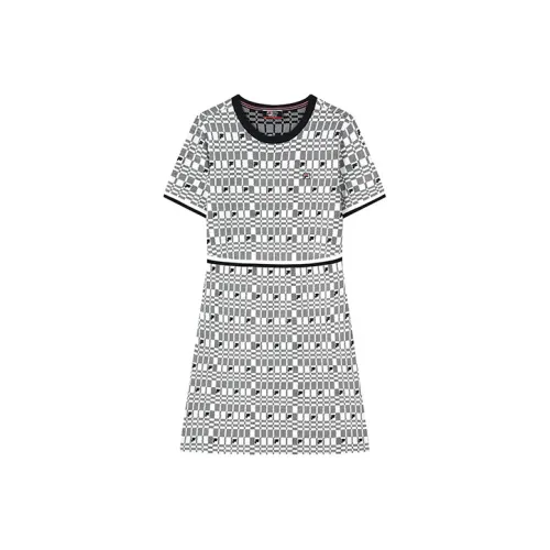 FILA Легендарный синий Женские Платья с коротким рукавом