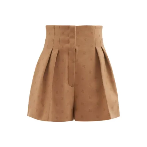 FENDI CAMEL Женские Повседневные Шорты