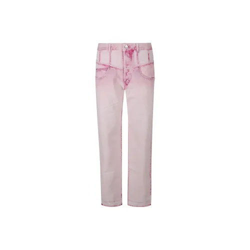 ISABEL MARANT Розовые Женские Джинсы