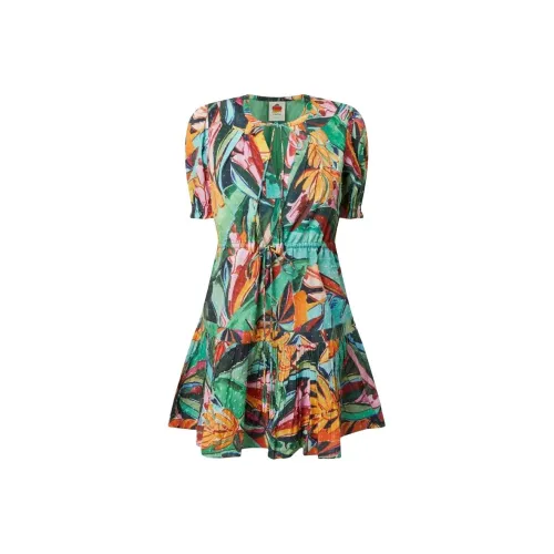 FARM Rio Короткий рукав Платье Женское Многоцветное