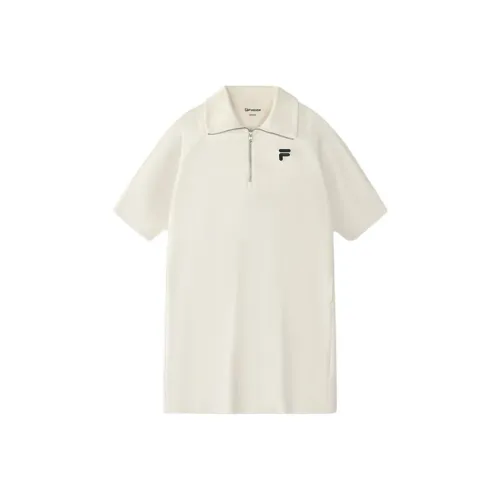 FILA FUSION LIFEFOB Коллекция Короткий рукав Платье Женское Айвори