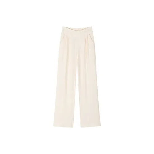 SCCREBEL OFFICIAL Повседневные брюки Женские Абрикос