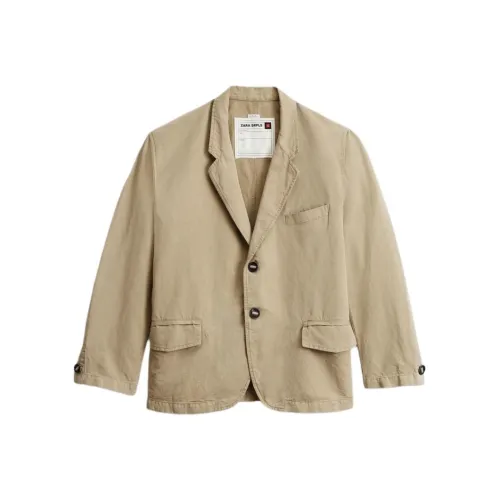 ZARA Коричневый Мужской Деловой Костюм