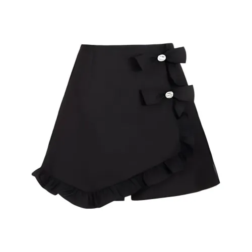 AIVEI Черные Женские Повседневные Шорты