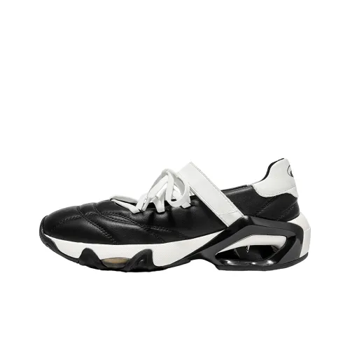 LOMOQUEEN Urban Chic Casual Platform Mary Jane Shoes 5,5cm Women's Munich Black