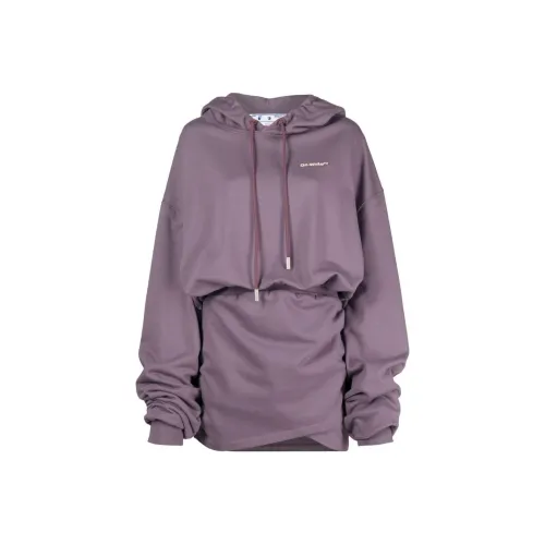 Off Белый Серый Пурпурный Женские Длинные Платья с Рукавами