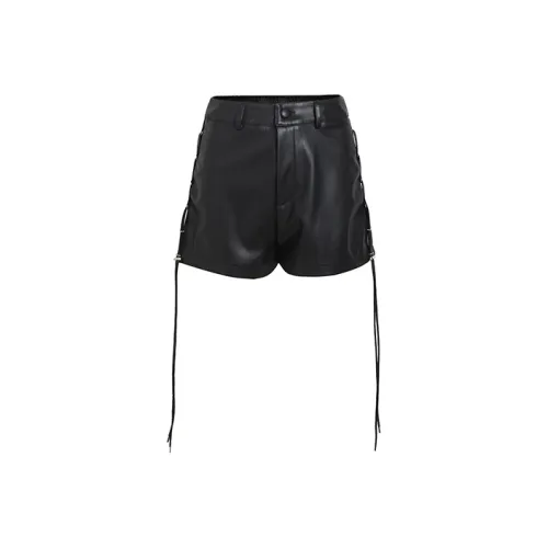 LIUREGALI Light And Shadow Art Series Черные Женские Повседневные шорты