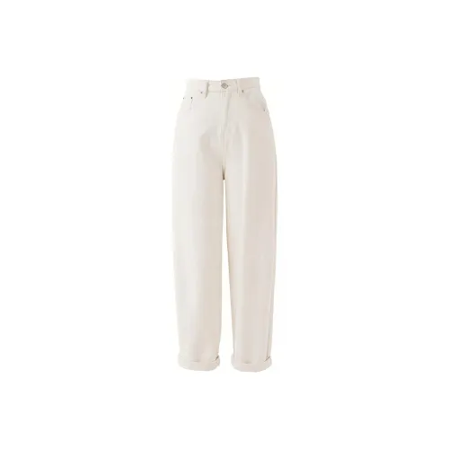 SOON FLOWER Джинсы Лето Женские Экрю