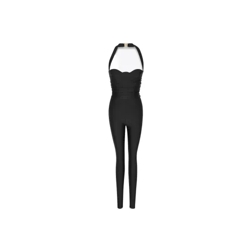 SAINT LAURENT Черные Женские Комбинезоны
