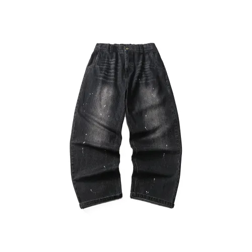 YPUT Черные Унисекс Джинсы