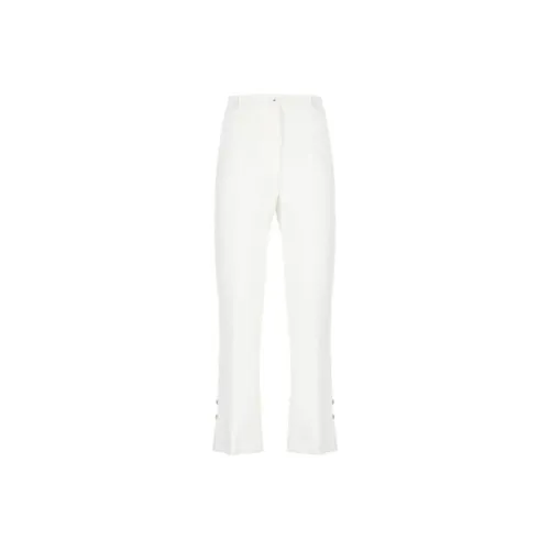 Elisabetta Franchi Повседневные брюки Женские Белые