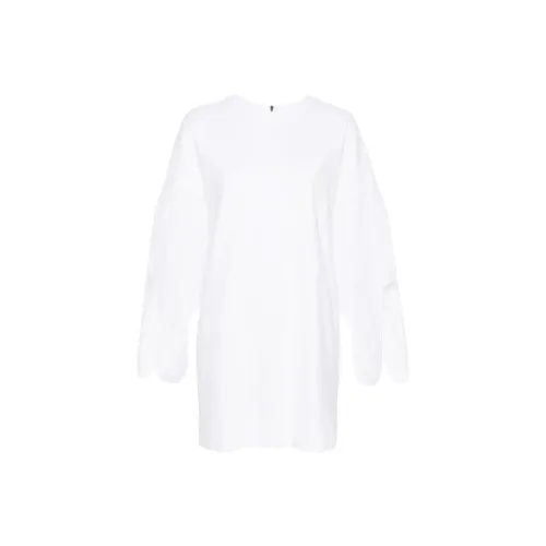 MaxMara Короткий рукав Платье Женское Белое