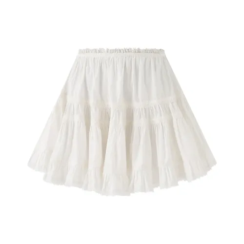 SOON FLOWER Повседневные короткие юбки Женские Белые