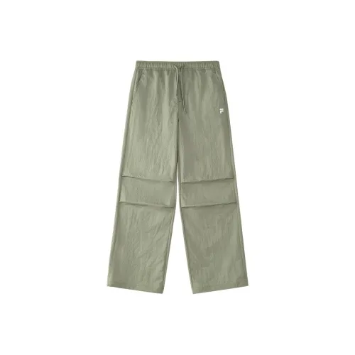 FILA FUSION Sports Life Collection SS25 Повседневные брюки Женские Charming Серо-зеленый GN