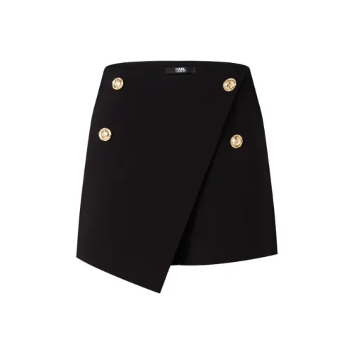 Шорты KARL LAGERFELD Повседневные Женские Черные